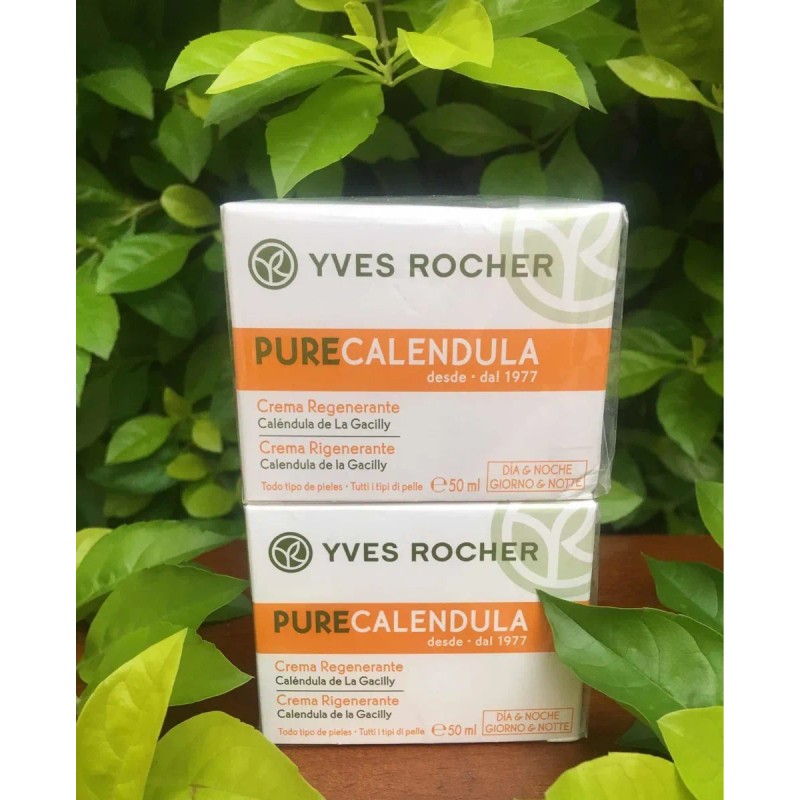 Yves Rocher Crema Facial Dia / Noche Caléndula 2 Piezas
