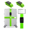 Veki Cross Luggage Straps Suitcase Strap TSA Approved with Lock