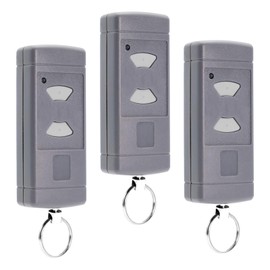 Replacement for Hörmann hand-held transmitter 40.685 MHz, pack of 3 remote control compatible with Hörmann grey buttons HSM2-40, HSM4-40, HSE2-40, HSE4-40, HS2-40, HS4-40