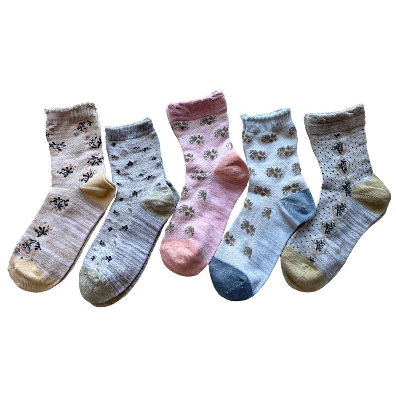 Mode Select Women's Socks, Summer, Thin, Silk Blend, Mesh Knitting,