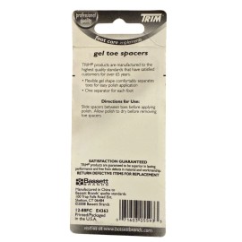 Neat Feet 2pc Set #05593 Trim Neat Feet Gel Toe Spacers for Soft Cushion Fit Between Toes