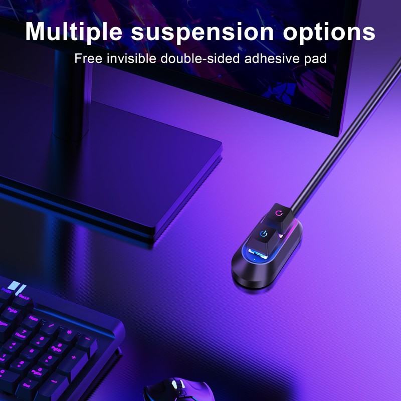 SinLoon Desktop-Computer, externer Netzschalter, PC-Netzschalter, multifunktionaler Desktop-Netzschalter für einfache Start-