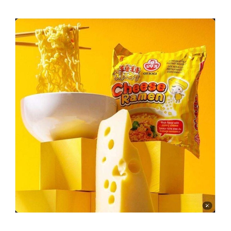 [OTTOGI] Cheese Ramen, KOREAN STYLE INSTANT NOODLE, Rich flavor with