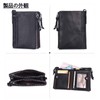 GOFELT Men's Bi-Fold Wallet, Thin, Genuine Leather, Cowhide Leather, Coin