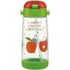 Skater PDSH5 Children's Drinking Bottle with Straw, Clear, One Push,