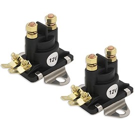 8996158T 12V Trim Solenoid Starter For Mercury Mariner Outboard Motors 89-818864T 89-96158 8996158 89-96158T 89-846070 89-94318 89818864T 89846070 8994318(2Pcs)