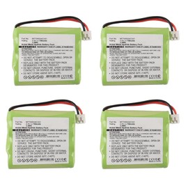 Synergy Digital Baby Monitor Batteries, Compatible with Harting & Helling Janosch MBF4080 Baby Monitor, (Ni-MH, 4.8V, 700 mAh), combo-pack includes: 4 x SDOTH-H7115 Batteries