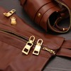 4Pcs Gold Zipper Pull Replacement,Metal Zipper Handle Mend Fixer Tab