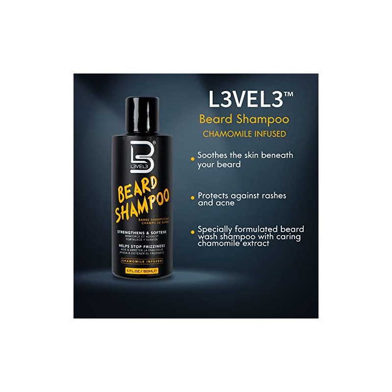 L3 Level 3 Beard Shampoo - Cleanse and Nourish your
