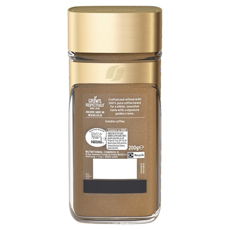 Nescafé Gold Blend Smooth Instant Coffee, 200g