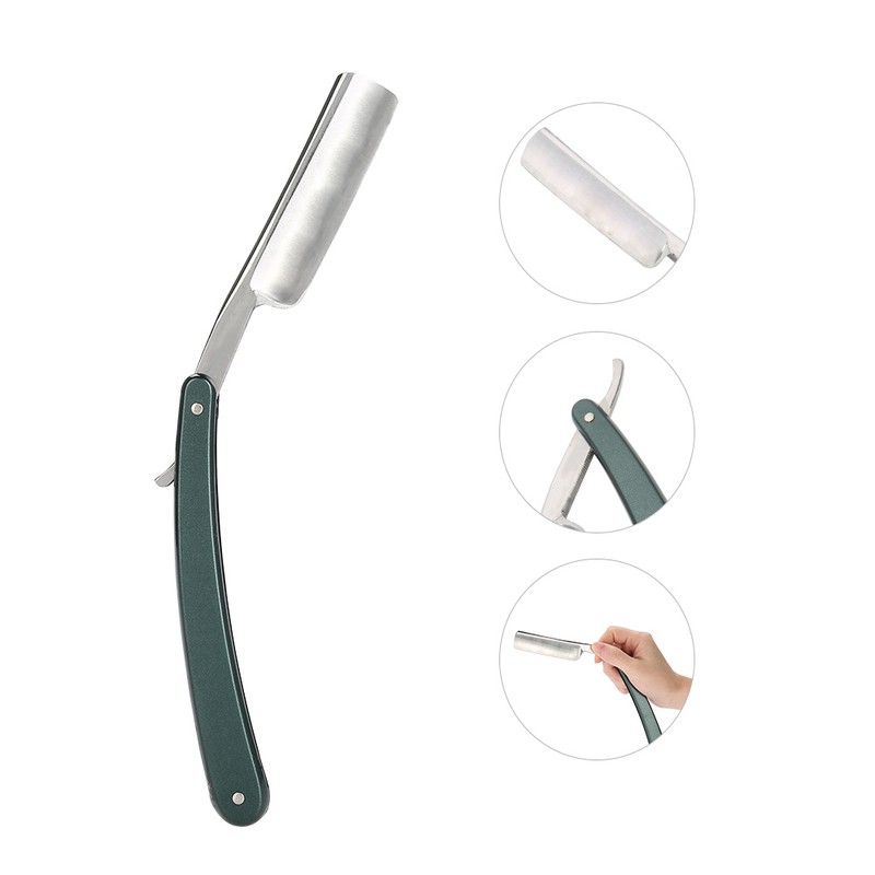 Professional Folding Hair Cut Barber Razor Stainless Steel Beard Shaver
