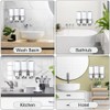 No-Drill 3 Pack 500ml Wall Mounted soap Dispenser for Bathroom
