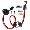 ELFCULB 10AWG 2FT Power SAE Socket Sidewall Port to SAE