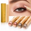 4 Pack Eyeshadow Stick Set,3 Color Gradient Shimmer Multi Color