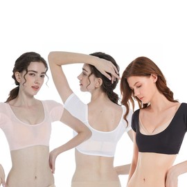 Anti-armpit sweat absorbing pad patch inner underwear - 05 Sweat pad inner - Black L / 겨땀 방지 겨드랑이 땀 흡수 패드 패치 이너 속옷 - 05땀패드이너-검정L