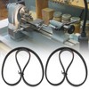 Briny River 2 x Lathe Drive Belt Replacement Belt Compatible