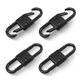 Aemoe Double Opening Mini Carabiner Zipper Clip Zipper Pull Replacement, Zipper Clip Theft Deterrent, Multipurpose Small Carabiner Clip for Luggage Suitcase Backpacks Key for Traveling Hiking
