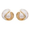 Yoursfs Gold Pearl Clip on Earring for Women 14K Gold