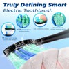 PERBOL Sonic Electric Toothbrush for Adults, Rechargeable with 6 Replacement
