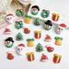 LBPEPAMZ 50Pcs Mixed Christmas Nail Art Charms Cute 3D Xmas