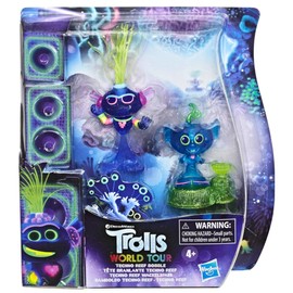 Trolls World Tour Techno Reef Bobble Set with 2 Figures, Movie-Inspired Toy, Poppy Character, Age 4+