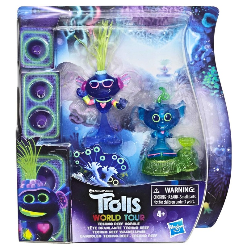 Trolls World Tour Techno Reef Bobble Set with 2 Figures,