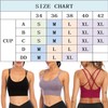 Enjoyoself 3 Pack Womens Strappy Sports Bra for Yoga Running