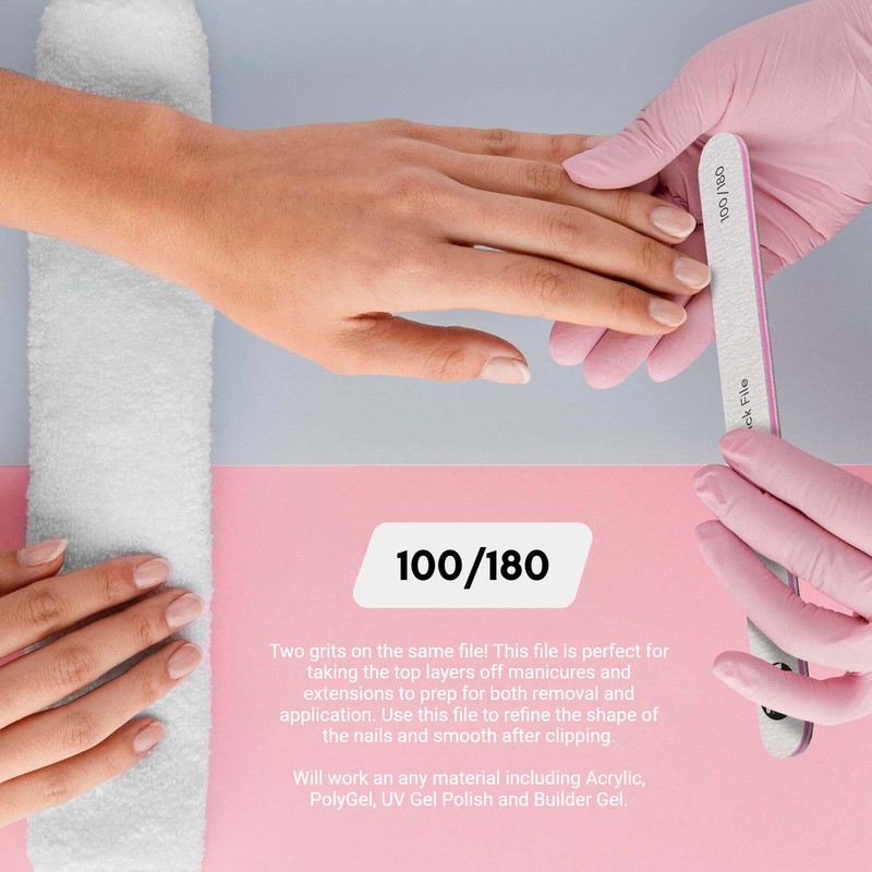 New* JND Professional Salon Grade Double Sided Emery Board Nail