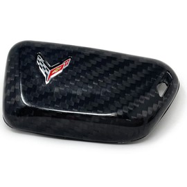 SR1 Performance C8 Corvette Key Fob Cover - Carbon Fiber for 2020-2025 Next Generation Corvettes Keyfob (Black)