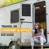 EcoNour RV Magnetic Window Shade for Side Door | Foldable