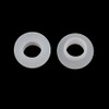 uxcell 50pcs 19mm 12mm OD 7mm High Silicone O Ring