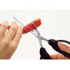 Pearl Metal Seasonal Choice C-952 Crab Cut Scissors, Black