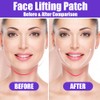 JchEnye 40 Sheets Face Lifting Tape and One V Face
