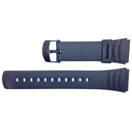 Original Casio watch strap watchband Resin black 22mm DBC-32-1AES