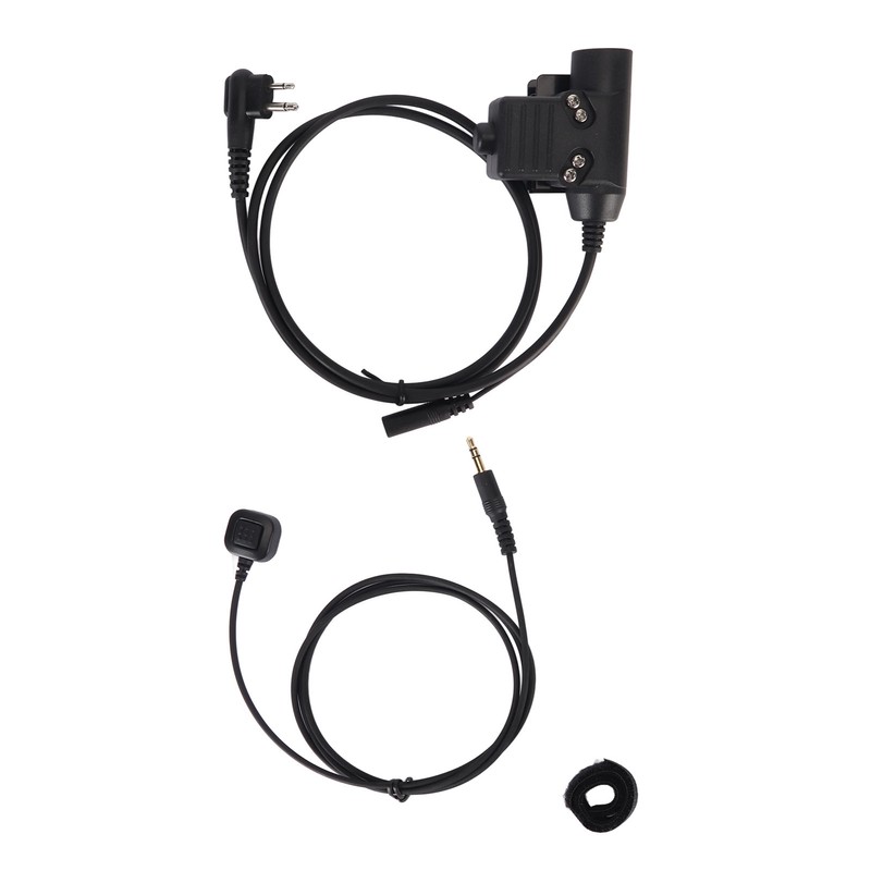 U94 PTT Adapter Push to Talk Button Walkie Talkie Military