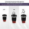 KERWINN 16MM Latching Push Button Switch with Light Reset Self-Locking