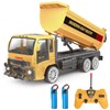 Jiakora Remote Control Dump Truck for Kids, 2.4GHz RC Construction