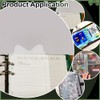 PH PandaHall 6pcs Clear Binder Dividers Acrylic Page Divider with