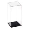 TA-VIGOR Acrylic Display Case, Plastic Box, Cube Storage Box, Clear,