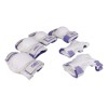 Set De Protecciones Marca Flying Eagle Modelo Cobet Blanco Con