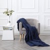 BlanQuil Genuine Blanquil 12lbs Weighted Blanket, Navy - Decreased Anxiety