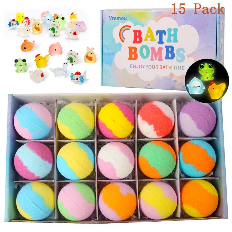 Kids Bath Bomb Set with Surprise Toys – Fizzy Bubble