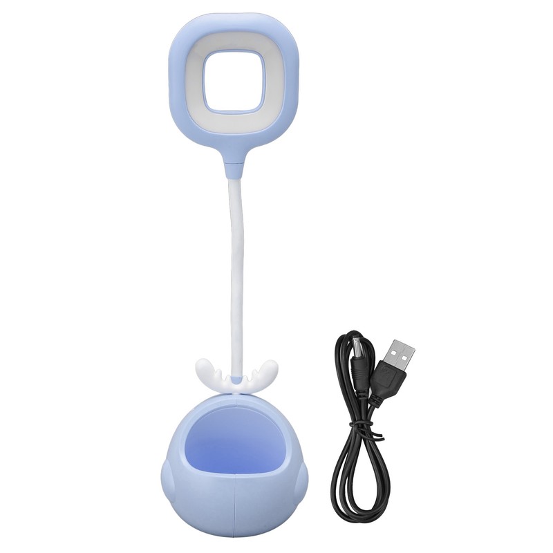 LED Desk Lamp Eye Protection Gentle Uniform Lighting Flexible Hose