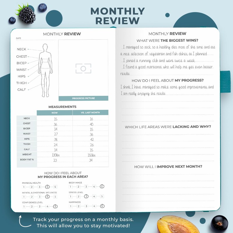 Clever Fox Wellness Planner - Weekly & Daily Health and