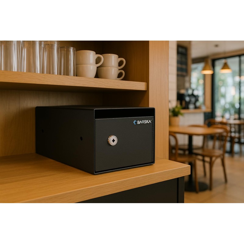 Barska AX13676 Single Key Depository Drop Safe Lock Box for