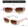 【2022 New】 JUDOO Trendy Sunglasses for Women Man Fashion Rectangle