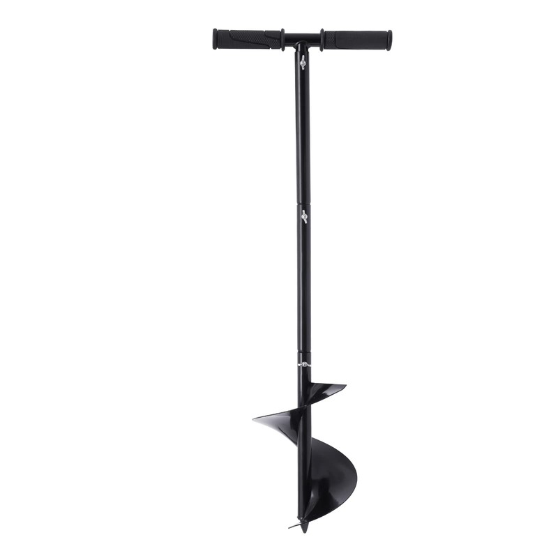 Manual Garden Hole Digging Drill Bit 7"x 33"Bit Hand Post
