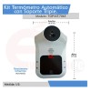Kit Termometro Automatico Gb-100 Con Soporte Tripie V3