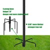 CQAIRIOU Standing Bird Feeder Tray,Open Platform Bird Feeding Mesh Seed