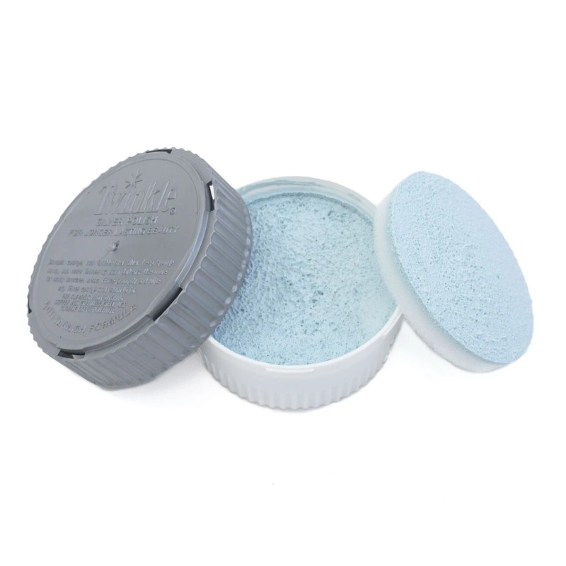 Twinkle No Scent Silver Polish 4.4oz Cream w/ Applicator Sponge